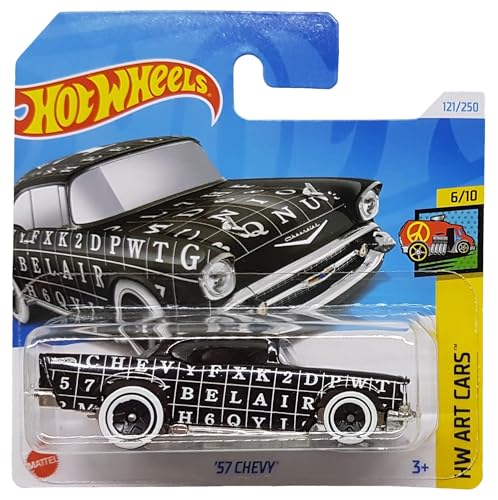 Hot Wheels 57 Chevy - HW Art Cars 6/10 - HTB75 - Short Card